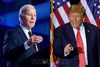 Đương kim Tổng thống Mỹ Joe Biden (trái) và cựu Tổng thống Donald Trump. Ảnh: AFP/TTXVN