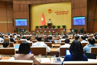 Quốc hội đã biểu quyết thông qua Luật Thủ đô (sửa đổi) trong phiên họp sáng 28/6 