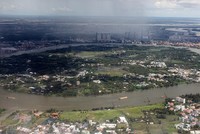 Một góc bán đảo Bình Quới- Thanh Đa nhìn từ trên cao - Ảnh: Anh Quân