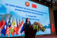 Phiên đàm phán lần thứ 8 nâng cấp Hiệp định Thương mại Tự do ASEAN - Trung Quốc (ACFTA) đang diễn ra tại Quảng Ninh.
