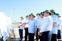  Bí thư Tỉnh uỷ khảo sát, kiểm tra tiến độ 2 dự án đầu tư trọng điểm, ảnh nguồn : BNA