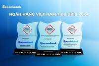 Sacombank (STB) 7 năm liên tiếp được vinh danh tại giải thưởng ngân hàng Việt Nam tiêu biểu