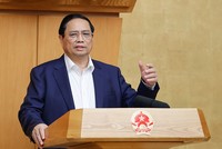 Thủ tướng Phạm Minh Chính tại phiên họp Chính phủ thường kỳ tháng 7/2024. (Ảnh: VGP)