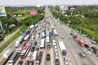 Một đoạn cao tốc TP.HCM - Long Thành