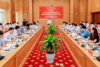 Quang cảnh cuộc họp Ban chỉ đạo Dự án đường bộ cao tốc Đồng Đăng (Lạng Sơn) – Trà Lĩnh (Cao Bằng).