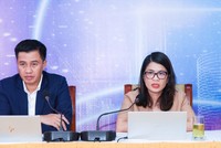 Thành viên HĐQT VietinBank Phạm Thị Thanh Hoài (bên phải) chủ trì Hội nghị cập nhật kết quả kinh doanh quý II/2024