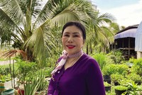 Dù đã “U80”, doanh nhân Võ Thị Lấn vẫn say sưa với công việc cùng các hoạt động xã hội từ thiện và chưa hề có ý định “về hưu”