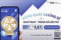 Chứng khoán KIS: khởi động “Vòng quay chứng sĩ” lần 3 với tổng giá trị giải thưởng 2.2 tỷ