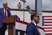 Nhiều xạ thủ được triển khai nhằm đảm bảo an toàn tuyệt đối cho ông Trump. (Nguồn: AP)