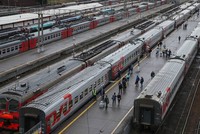 Tuyến đường sắt xuyên Siberia của Nga đã chứng kiến sự gia tăng gấp đôi khối lượng hàng hóa vận chuyển từ Trung Quốc đến châu Âu. Ảnh: TASS