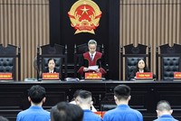 HĐXX tuyên án đối với bị cáo Zhang Min, người được giao điều hành đường dây và 134 bị cáo khác.