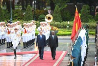 Tổng Bí thư, Chủ tịch nước đón, hội đàm với Tổng thống Guinea-Bissau