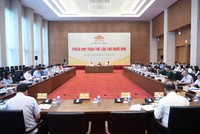 Toàn cảnh phiên họp thứ 14 của Ủy ban Tư pháp.