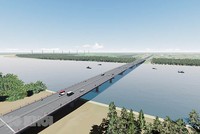 Phối cảnh dự án cầu Ba Lai 8. Ảnh: Baodongkhoi.vn 