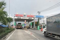 Trạm BOT Phú Hữu, TP. Thủ Đức thu phí từ ngày 17/9 - Ảnh: Lê Quân