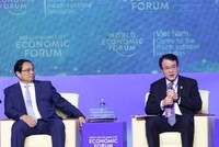 Thứ trưởng Bộ Kế hoạch và Đầu tư Trần Quốc Phương chia sẻ tại Phiên đối thoại.