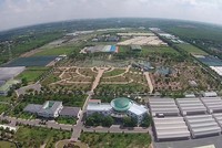 Một phần Khu nông nghiệp công nghệ cao TP.HCM.