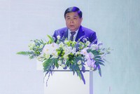 Bộ trưởng Bộ Kế hoạch và Đầu tư Nguyễn Chí Dũng phát biểu tại sự kiện. Ảnh: MPI