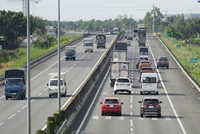 Một đoạn cao tốc TP.HCM - Trung Lương.