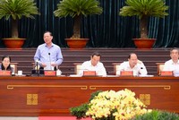 Ông Phan Văn Mãi, Chủ tịch UBND Thành phố cho biết Thành phố có thể giải ngân được khoảng 28.000 tỷ đồng đối với nhóm giải phóng mặt bằng. Ảnh: Trọng Tín