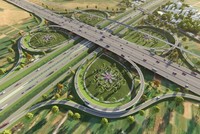 Phối cảnh đường Vành đai 4 - vùng Thủ đô.