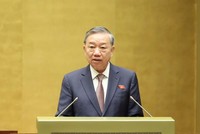 Tổng Bí thư, Chủ tịch nước Tô Lâm phát biểu tại phiên khai mạc kỳ họp thứ 8 Quốc hội khóa XV. 