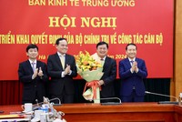 Bí thư Nghệ An Thái Thanh Quý giữ chức Phó Trưởng Ban Kinh tế Trung ương 