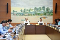 Quốc hội thảo luận Tổ đối với Dự Luật sửa đổi, bổ sung một số điều của Luật Quy hoạch, Luật Đầu tư, Luật Đầu tư theo phương thức đối tác công tư (PPP), Luật Đấu thầu. Ảnh: Như Ý 