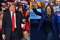 Ông Donald Trump và bà Kamala Harris. Ảnh: AFP