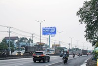 Một đoạn Quốc lộ 51 qua Đồng Nai.