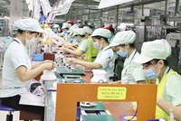 Đặc thù của Việt Nam là vốn đầu tư cho sản xuất, kinh doanh phụ thuộc rất lớn vào tín dụng. Ảnh: Đ.T