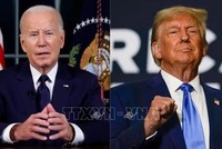 Tổng thống Mỹ Joe Biden (trái) và Tổng thống đắc cử Donald Trump. Ảnh: IRNA/TTXVN