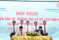 Các doanh nghiệp TP.HCM ký kết bản ghi nhớ với các đơn vị của tỉnh Ninh Thuận về việc hợp tác xúc tiến đầu tư 