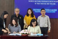 Ký kết biên bản ghi nhớ hợp tác tiêu thụ sản phẩm giữa doanh nghiệp tỉnh Thừa Thiên Huế và doanh nghiệp Thái Lan