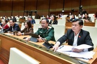 Đại biểu biểu quyết thông qua Luật Phòng, chống mua bán người (sửa đổi) sáng 28/11