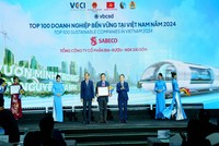 SABECO (SAB) tiếp tục vào top 100 doanh nghiệp phát triển bền vững hàng đầu