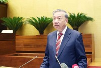 Tổng Bí thư Tô Lâm phát biểu chỉ đạo tại Hội nghị toàn quốc quán triệt, triển khai tổng kết việc thực hiện Nghị quyết số 18-NQ/TW (Ảnh: Thống Nhất/TTXVN)