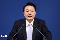 Tổng thống Hàn Quốc Yoon Suk Yeol. (Ảnh: Yonhap/TTXVN)