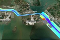 Bản đồ luồng hàng hải Hải Phòng.