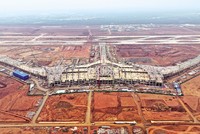 Các nhà thầu đang tập trung đẩy nhanh tiến độ thi công để đưa Cảng hàng không quốc tế Long Thành đi vào hoạt động từ ngày 31/12/2025