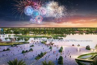 Show diễn Jetski & Flyboard cùng những màn pháo hoa đỉnh cao sẽ được đưa đến Hà Nam. Ảnh phối cảnh minh họa Sun Property