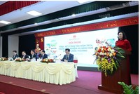 Thứ trưởng Phan Thị Thắng báo cáo về hoạt động của ngành công thương năm 2024, chiều 23/12/2024.