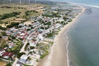 Khu vực được quy hoạch triển khai Dự án Nhà máy điện hạt nhân Ninh Thuận. Ảnh: H.L 