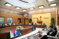 Một phiên họp của Ủy ban Thường vụ Quốc hội.