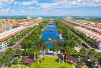 Dòng chảy văn hóa dọc theo trục đại lộ lễ hội trải dài 1.5km. Ảnh phối cảnh minh họa Sun Property.