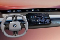 Thiết kế màn hình hiển thị và vô-lăng mới của BMW ra mắt tại CES 2025. Ảnh: BMW 