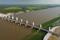 Ảnh minh hoạ: Dự án cống Cái Lớn - Cái Bé. (Nguồn: Internet)