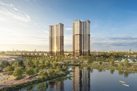 2 tòa tháp The Continental gây ấn tượng với thiết kế kiến trúc độc đáo