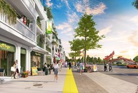 Các tuyến phố tại Sun Urban City mang lại diện mạo mới cho đô thị tại Hà Nam. Ảnh phối cảnh minh họa