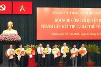 Thành ủy TP.HCM thành lập Ban Tuyên giáo và Dân vận TP.HCM trên cơ sở hợp nhất Ban Tuyên giáo Thành ủy TP.HCM và Ban Dân vận Thành ủy TP.HCM